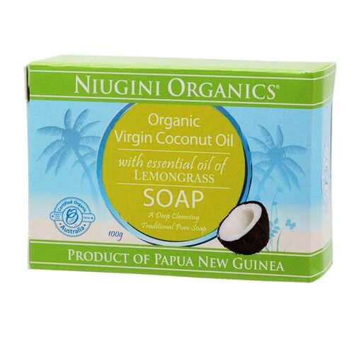 Coconut Virgin Oil Lemongrass Soap No Palm C.Org.(100g)