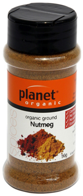 Nutmeg Ground Planet Organic Certified Organic (50g, shaker)