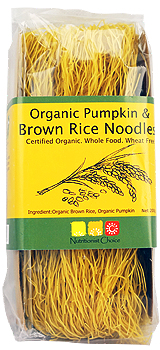 Brown Rice Pumpkin Bifun Noodle Nutritionist Cert.Organic (200g)