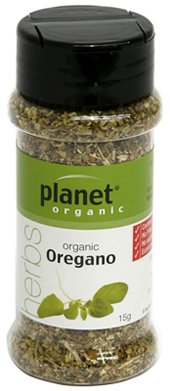 Oregano Planet Organic Certified Organic (15g, shaker)