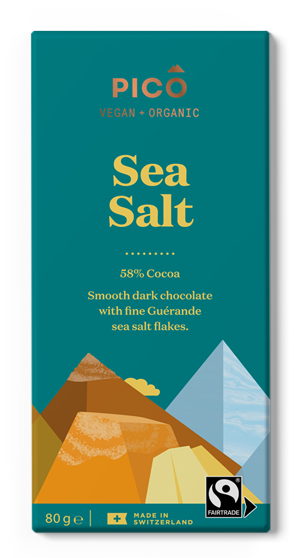 Sea Salt 58pc Pico Chocolate Certified Organic (80g)