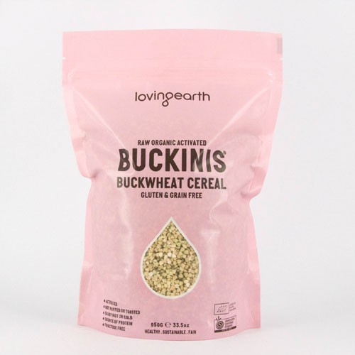 Buckinis Plain Raw Activated Buckwheat Gluten Free Organic(950g)