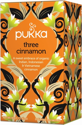 Three Cinnamon Herbal Tea Pukka Certified Organic (20s)