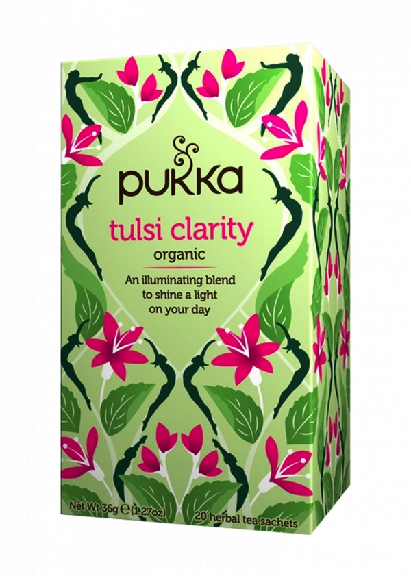 Tulsi Clarity Pukka Caffeine Free Tea Certified Organic (20s)