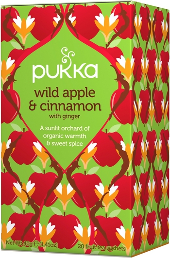 Wild Apple Cinnamon Tea Pukka Certified Organic (20s)