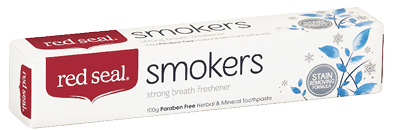 Smokers Herbal Toothpaste Fluoride Free Red Seal (110g)