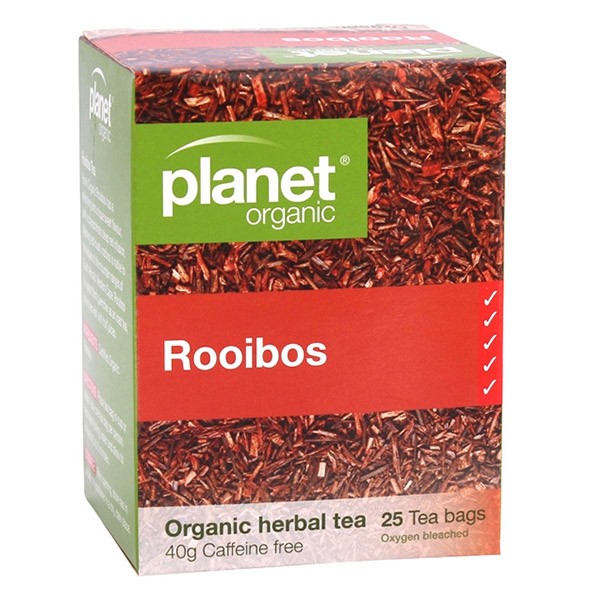 Rooibos Tea Bags Caffeine Free Planet Certified Organic(25x,40g)