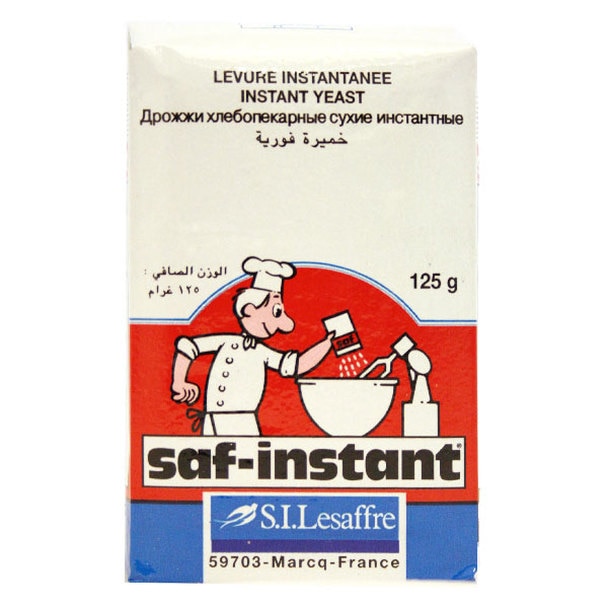 Yeast Natural Instant Dried SAF Lesaffre (125g)