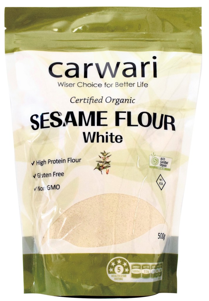 Sesame White Flour Gluten Free Carwari Certified Organic(500g)