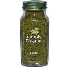 Parsley Leaves Simply Organic Certified Organic (7g, glass)
