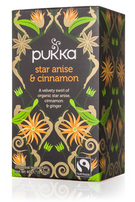 Green Chai Star Anise Cinnamon Herbal Tea Fair Pukka C.Org(20s)