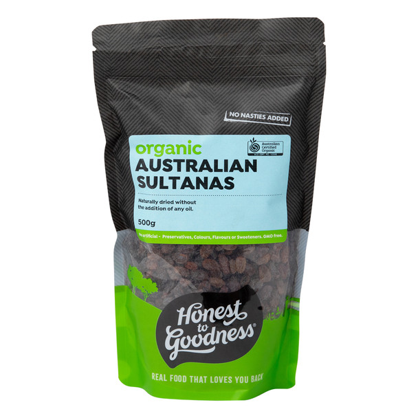 Sultanas Naturally Dried Australian Certified Organic (500g)