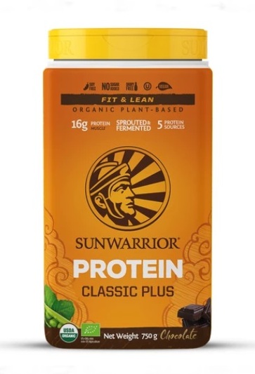 Sunwarrior Classic Plus Organic Chocolate Vegan Protein (750g)