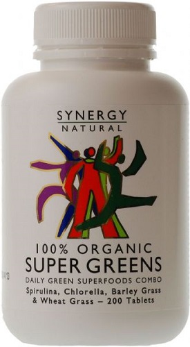 Super Greens Synergy Certified Organic (200 tablets)