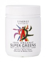 Super Greens Powder Synergy Certified Organic (200g)