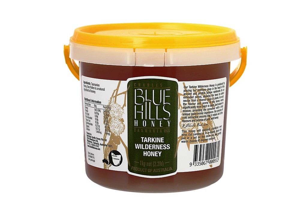 Tarkine Wilderness Honey Tasmania Blue Hills Raw (1kg, tub)