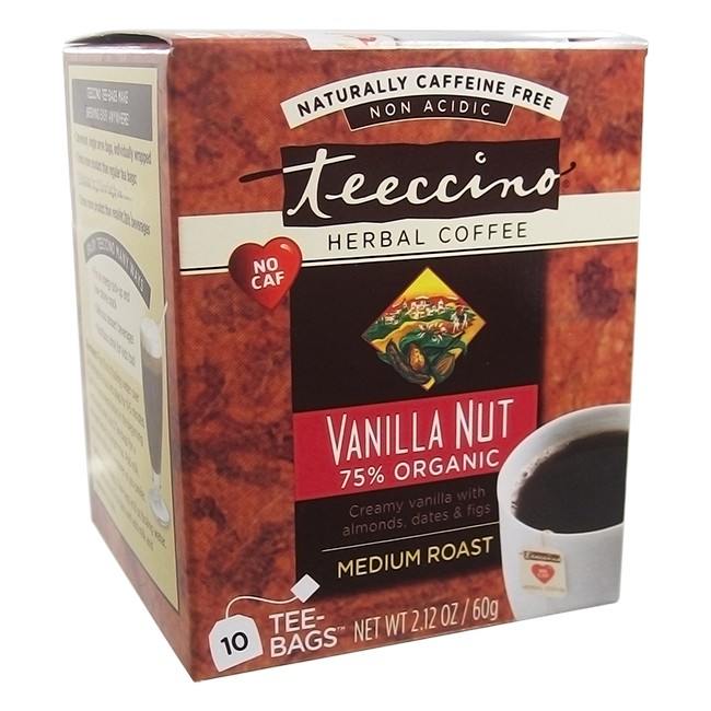 Vanilla Nut Tee-Bag Teeccino Caff.Free Herb Coffee Org (60g,10x)