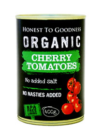 Tomatoes Cherry Italian BPA Free Goodness C. Organic (400g can)