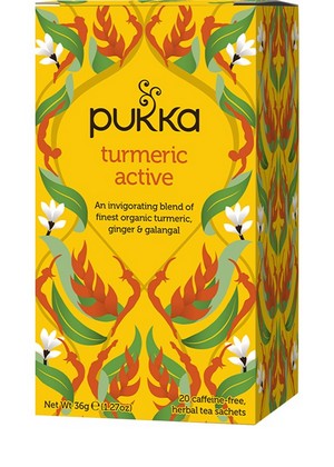 Turmeric Active Caffeine Free Tea Pukka Certified Organic (20s)