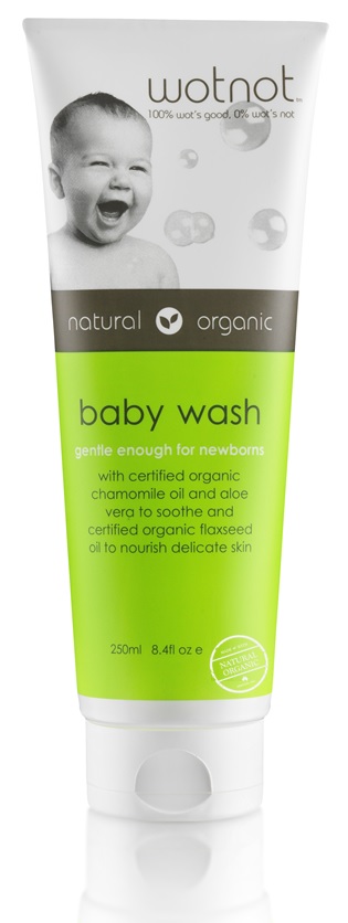Baby Wash Gentle WOTNOT Certified Organic (250ml)