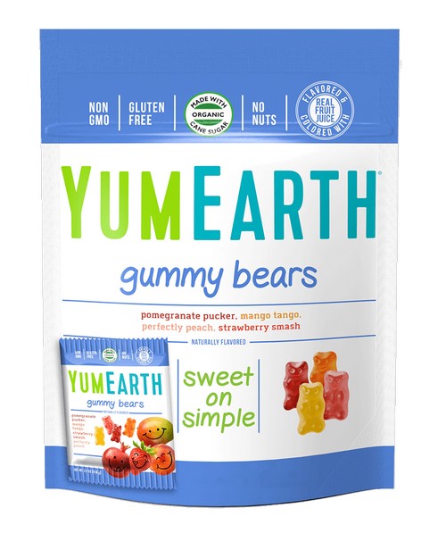 Gummy Bears Gluten Free Yummy Earth Certified Organic (71g)