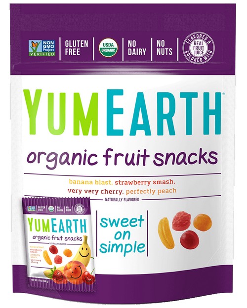 Fruit Snack Packs Vegan Yummy Earth Certified Organic (5x20g)