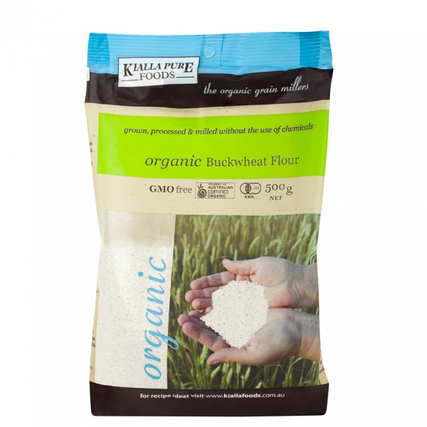 Buckwheat Flour Gluten Free Kialla Certified Organic (500g)
