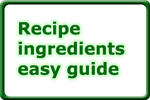Recipe ingredients easy guide
