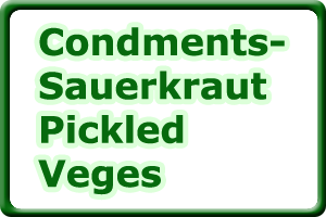 Condiments-Sauerkraut Pickled..