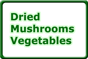 Dried Mushrooms Vegetables
