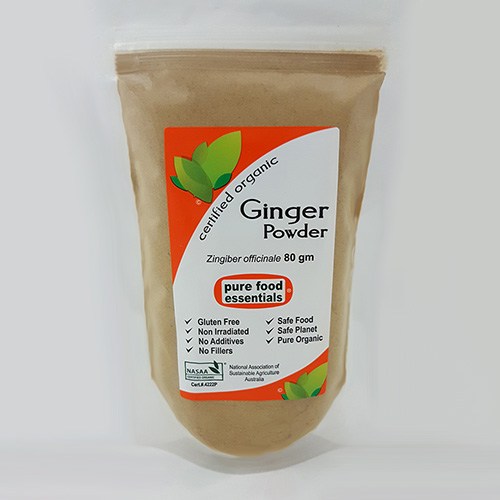 Ginger Powder Pure Food Essentials Certified Organic (80g,zip)