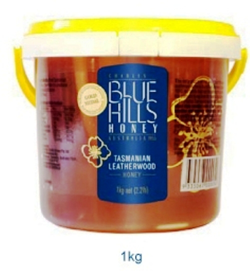 Leatherwood Honey Tarkine Tasmania Blue Hills Raw (1kg, tub)