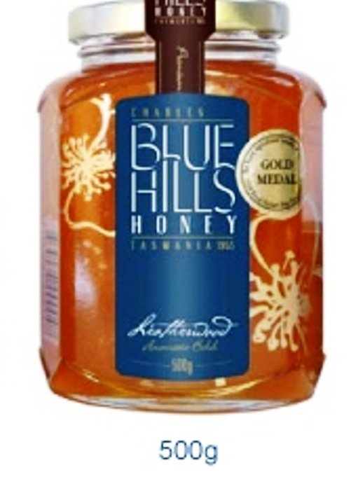 Leatherwood Honey Tarkine Tasmania Blue Hills Raw (500g,glass)