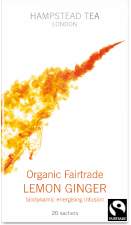 Lemon Ginger Biodynamic Organic Fairtrade Tea (30g,20sachets)