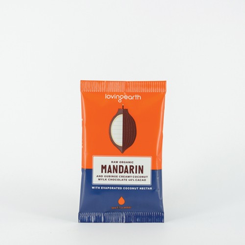 Mandarin Gubinge Chocolate Bar Loving Certified Organic (30g)