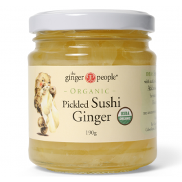 Ginger Pickled Sushi Ginger People Certified Organic(190g,glass)