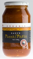Pizza and Pasta Sauce Sugar Free Certified Organic (375g,glass)