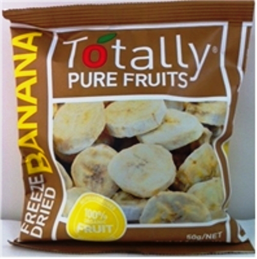 Banana AUS Freeze Dried Fruit Totally Pure Fruits Organic (50g)