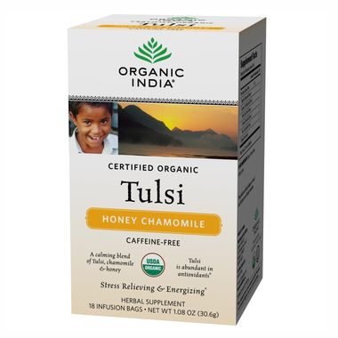 Tulsi Honey Chamomile Tea Organic India Cert.Organic(30g,18bags)