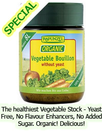 Special: The healthiest Vegetable Stock Boullion - Yeast Free, No Flavour Enhancers, No Added Sugar. Organic! Delicious!